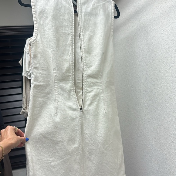 White denim Abercrombie and Fitch Dress - Picture 4 of 4